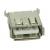 USB 2.0 Connector A TYPE, MID Solder in, Silver-White  (DATM) 31287